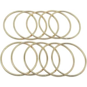 BTYONON 10 anillos de metal de 3.0 in para hacer_1