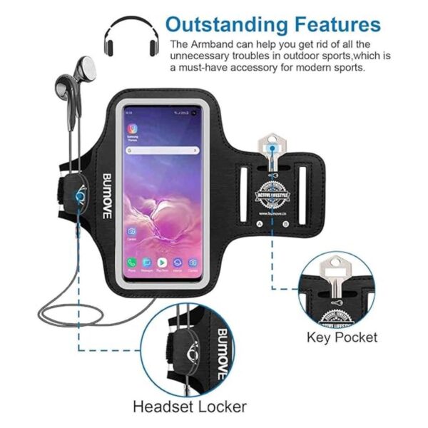 BUMOVE Brazalete para Samsung Galaxy S10e con soporte_2
