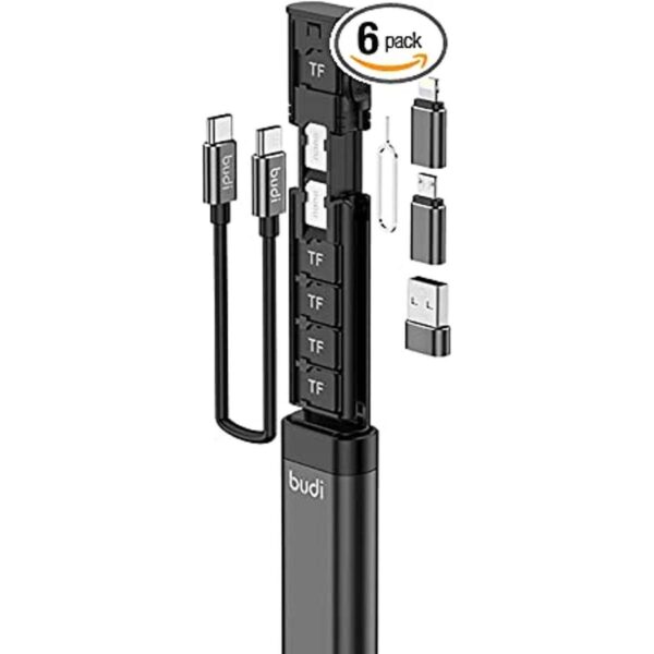 BUDI Cable de datos multifuncional 9 en 1 con lector de_1