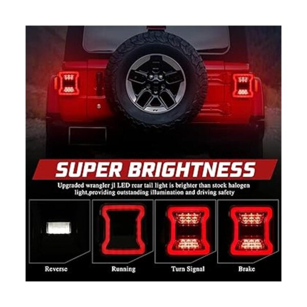 BUNKER INDUST Kit de repuesto de luces traseras LED para_3