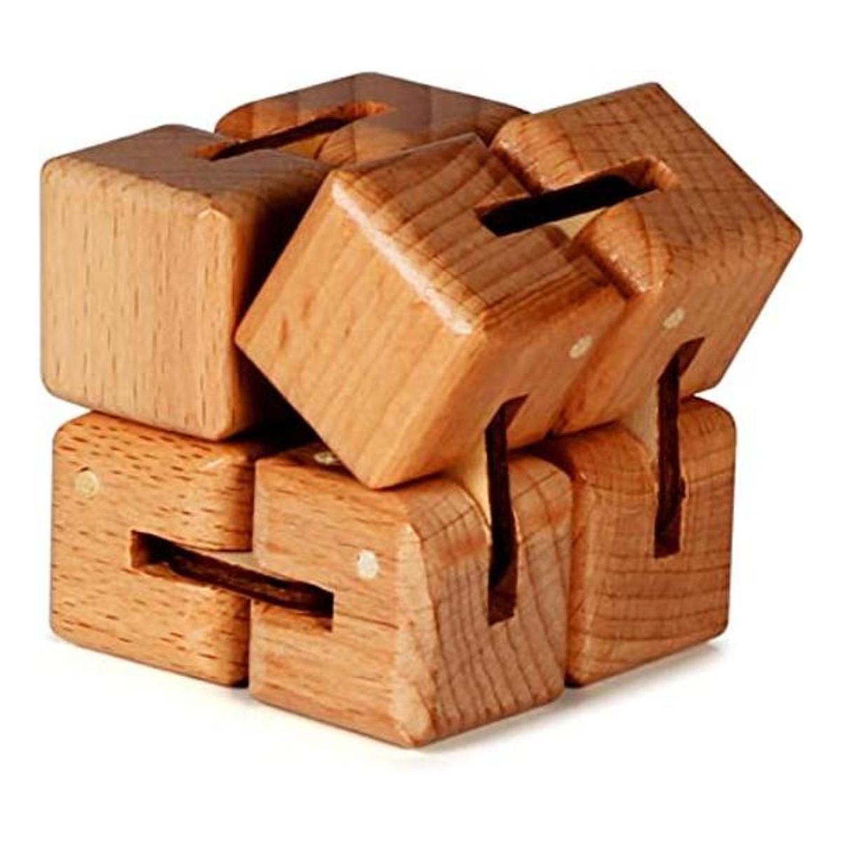 BUNMO Cubo infinito de madera Cubo infinito grande