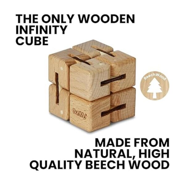 BUNMO Cubo infinito de madera Cubo infinito grande_2