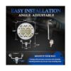 BUNKER INDUST Cápsulas de luz LED de 4 pulgadas 2 piezas_4