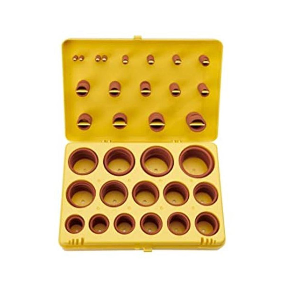 BUSYCORNER Kit de anillos tóricos FKM de 386 piezas