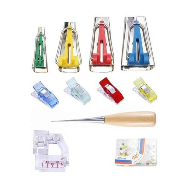BUTUZE Kit de cinta de sesgo de tela con punzón de_2