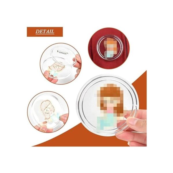BUYGO O 25 insignias de botón de 3 pulgadas con alfiler
