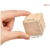 BUYGO O 50 cubos de madera de 1.5 pulgadas bloques de