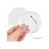 BUYGO O 25 insignias de botón de 3 pulgadas con alfiler