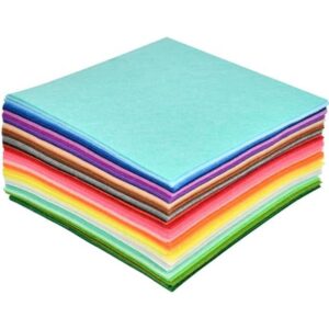 BUYGOO 60 hojas de tela de fieltro rígido 12 x 12