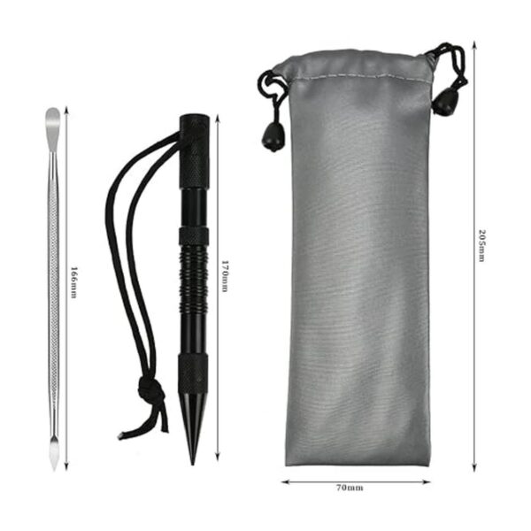 BUYGOO Juego de 14 agujas de cordones de acero inoxidable