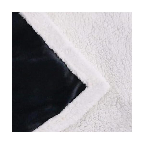 BUZHENG Manta de zorro decorativa suave de felpa Sherpa_5
