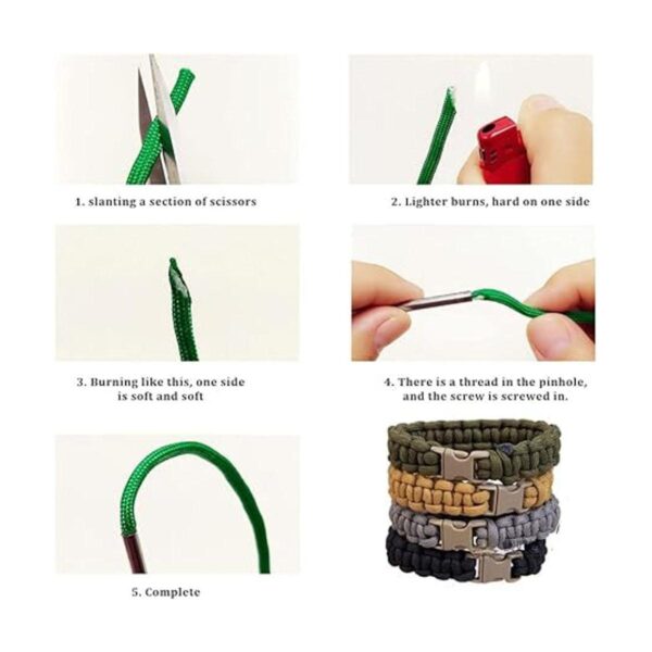 BUYGOO Juego de 14 agujas de cordones de acero inoxidable