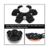 BYKITCHEN Protector de sartén con estrellas juego de 12 y