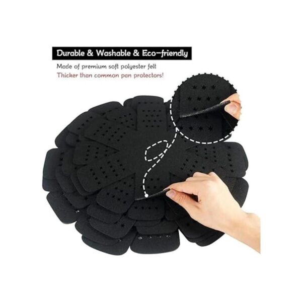 BYKITCHEN Protector de sartén con estrellas juego de 12 y