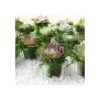 BYHER Musgo falso musgo verde fresco artificial para