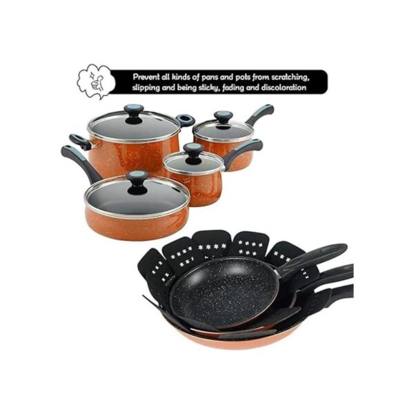 BYKITCHEN Protector de sartén con estrellas juego de 12 y