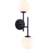 BYOLIIMA Apliques de pared tipo globo 2 luces modernas_1