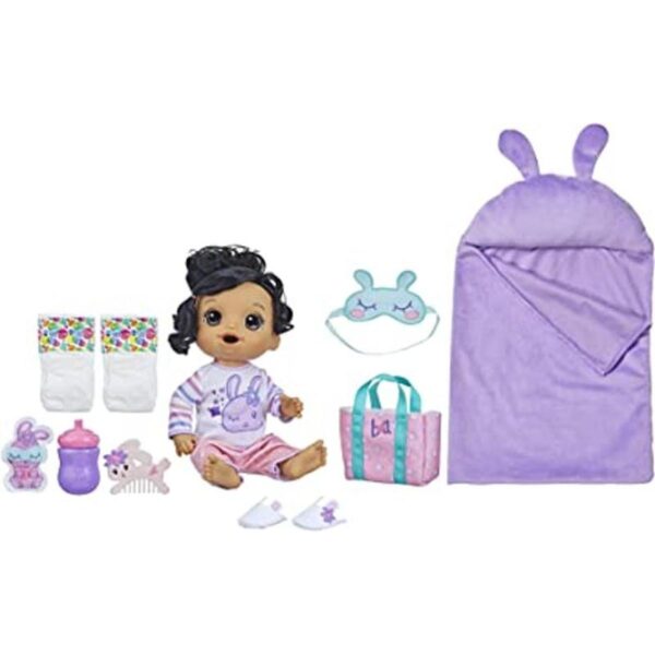 Baby Alive Muñeca de bebé Bunny para fiestas de pijamas_1