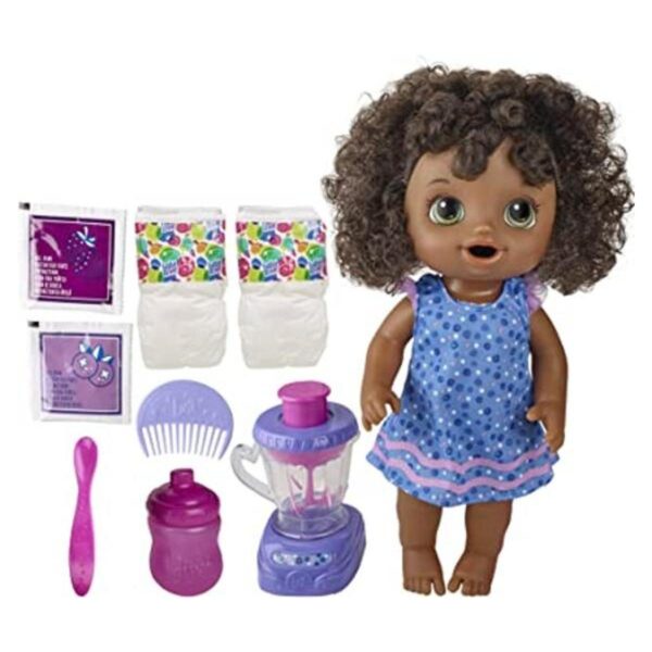 Baby Alive Muñeca mágica mezcladora de arándanos con_1