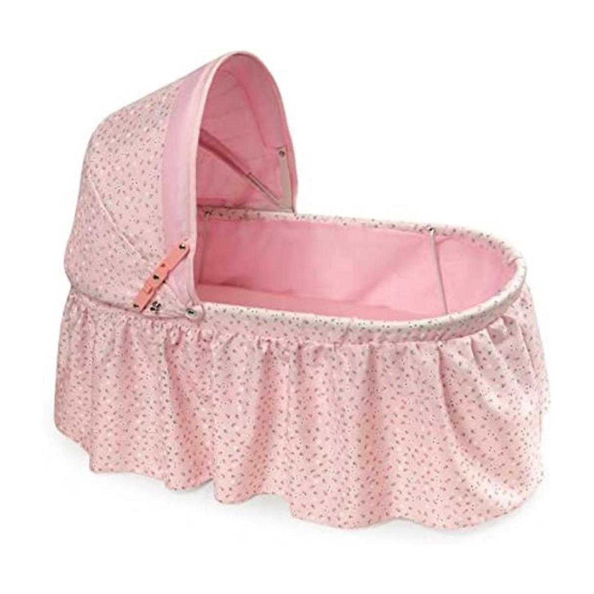 Badger Basket Cuna plegable para muñecas con tela capullo