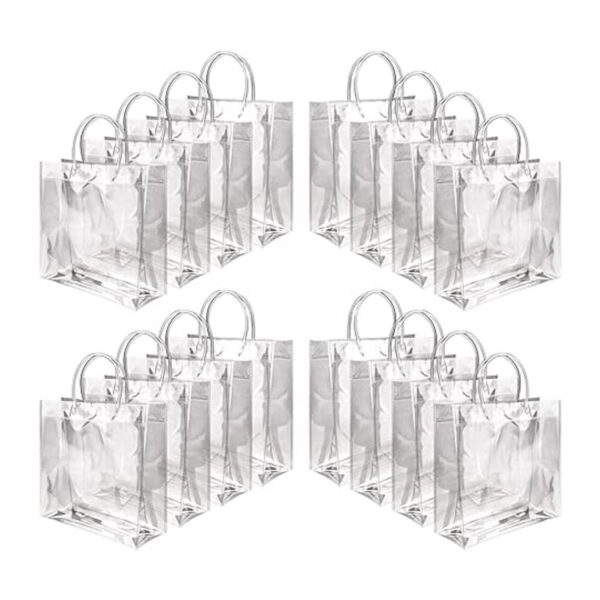 BadenBach 16 bolsas de regalo de plástico transparente con
