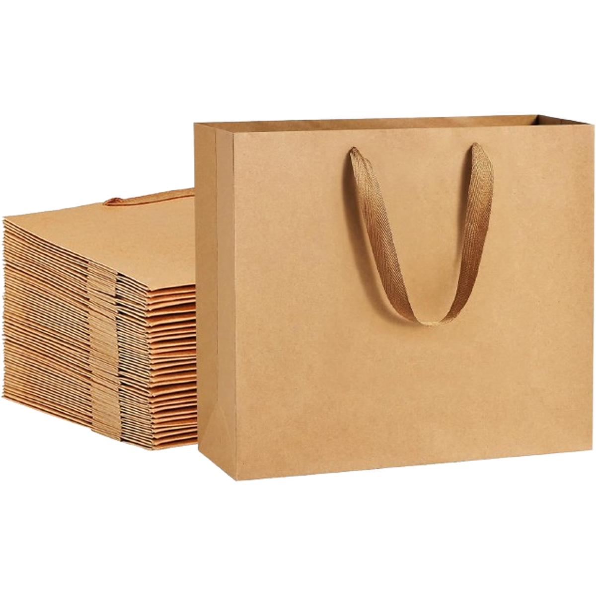 BagDream Bolsas de papel de 12.5 x 4.5 x 11 pulgadas 25