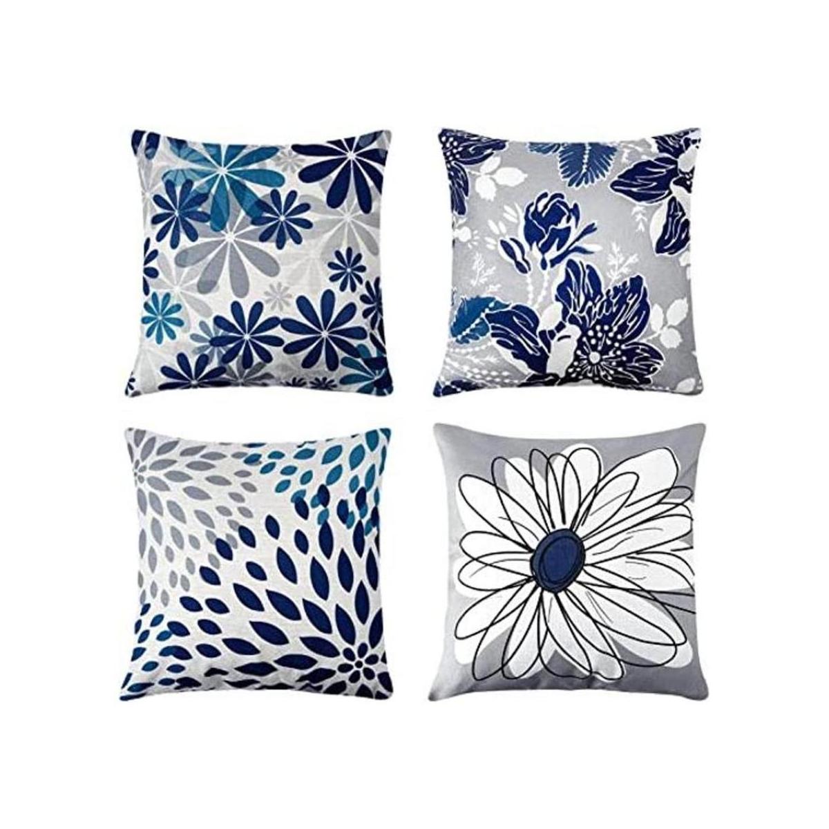 Baidast Juego de 4 fundas de almohada decorativas de 18 x