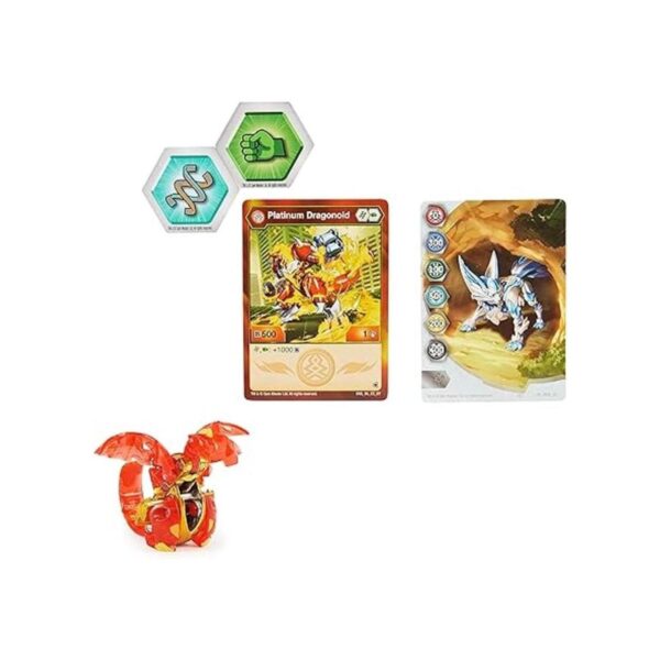 Bakugan Evolutions Dragonoid Red Platinum Series True_2