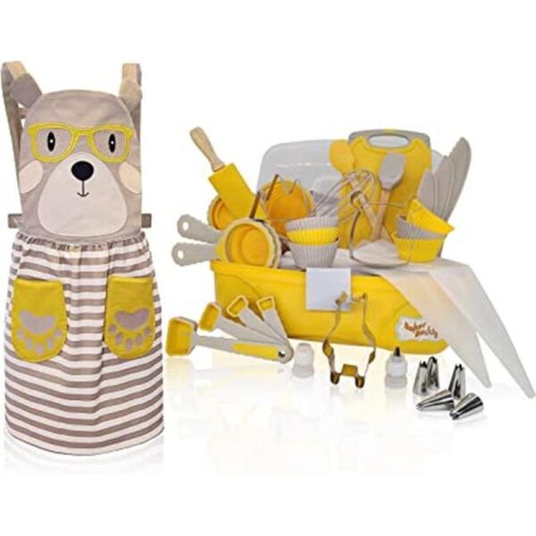 Baker Buddy Juego de 35 piezas para hornear con delantal_1