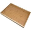 Bam Boo Bandeja rectangular de bambú natural para_1