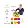 Bambiya Pound a Ball Juego con martillo y 6 pelotas de_3