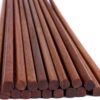 Bambú natural chino Hot Pot palillos 10 pares set de