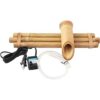 Bamboo Accents Fuente de agua con bomba fuente para_2