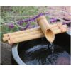 Bamboo Accents Fuente de agua con bomba fuente para_1