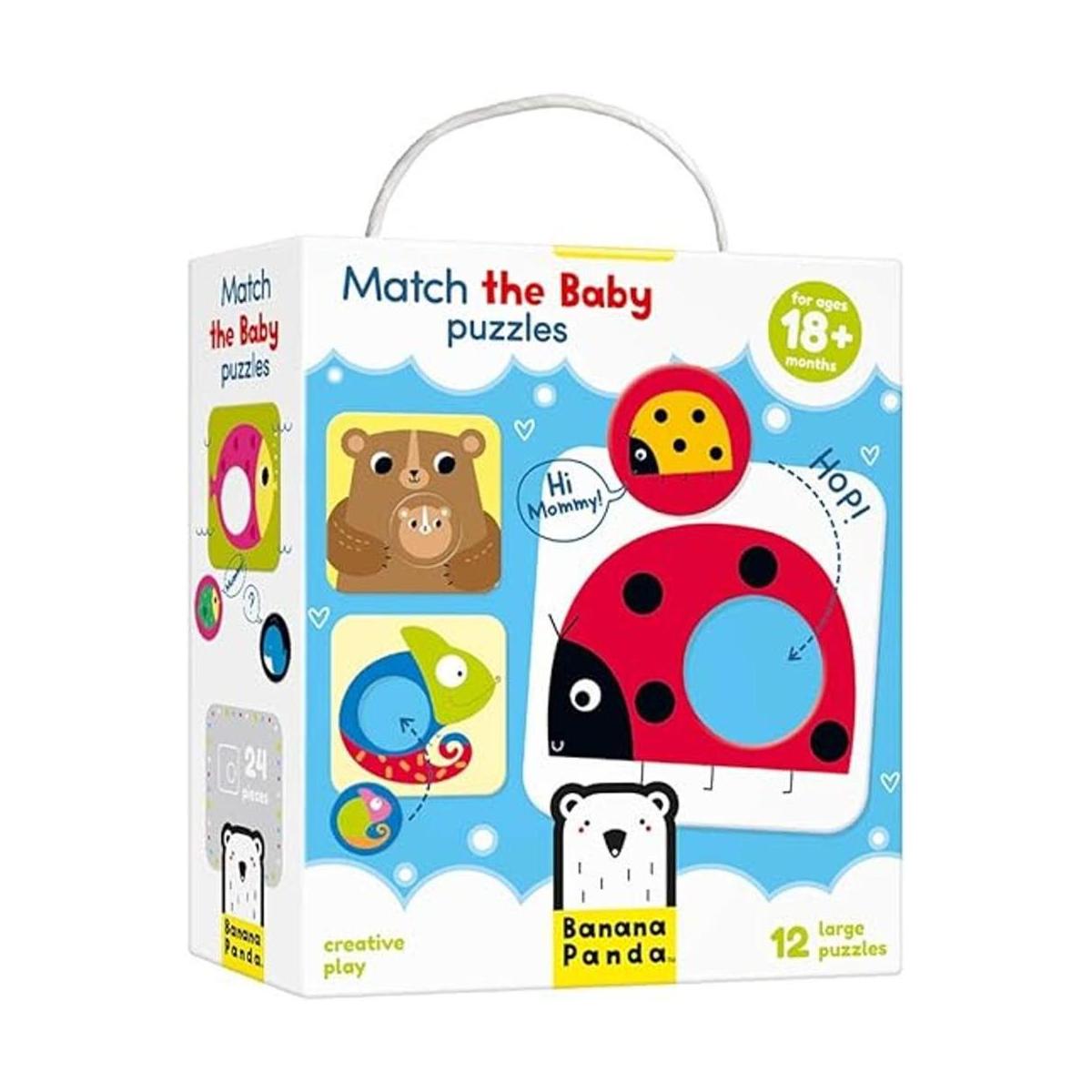 Banana Panda Match The Baby Juego de rompecabezas para