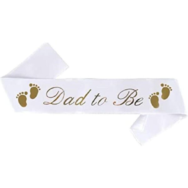 Banda para papá a ser Elegante banda de baby shower para_1