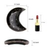 Bandeja de cerámica para joyas de luna plato decorativo_2