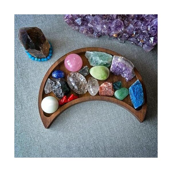 Bandeja de luna con soporte de cristal para piedras_6