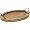 Bandeja ovalada para mesa de café decoración de madera de_6