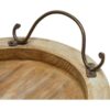 Bandeja ovalada para mesa de café decoración de madera de_4