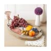 Bandeja ovalada para mesa de café decoración de madera de_2