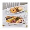 Bandeja para servir con asas bandeja rectangular grande