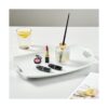 Bandeja para servir con asas bandeja rectangular grande