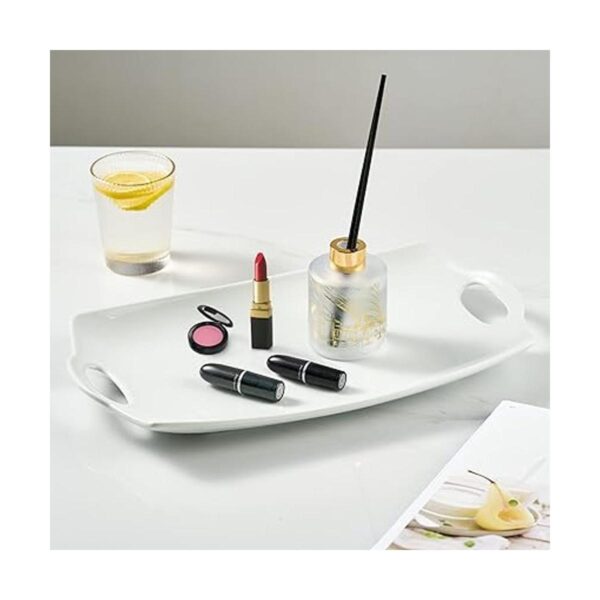 Bandeja para servir con asas bandeja rectangular grande