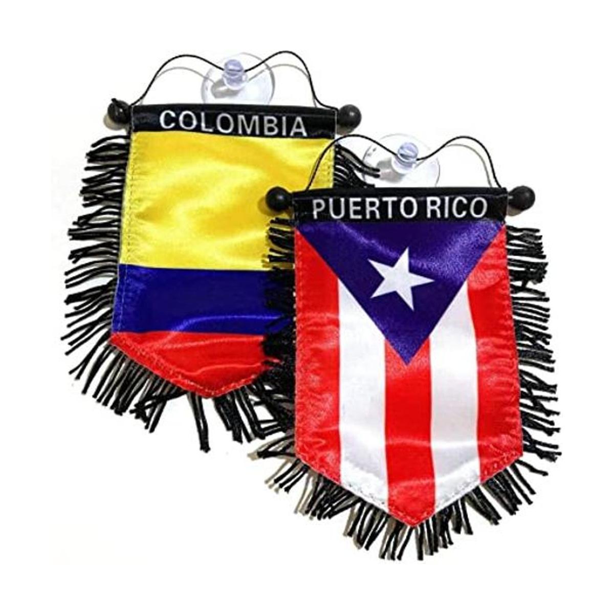 Bandera de Puerto Rico para coche accesorios de bandera