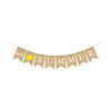Bandera de Jute Burlap Hello Summer Summer Lemon Party_1