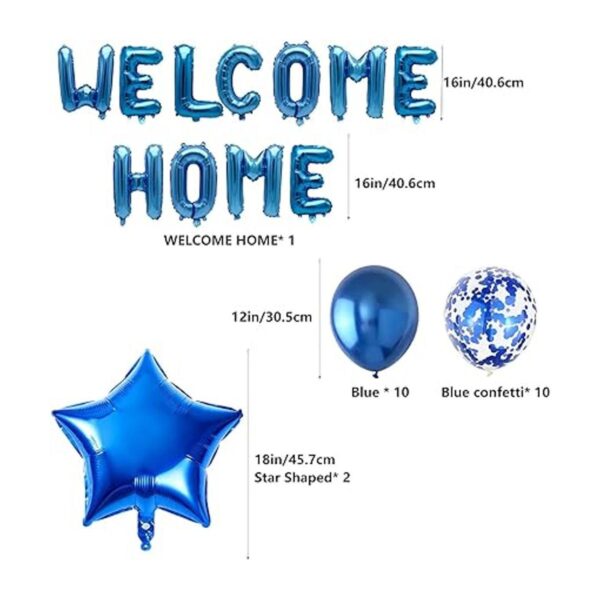 Bandera de globo con globos de confeti con estrellas para_3