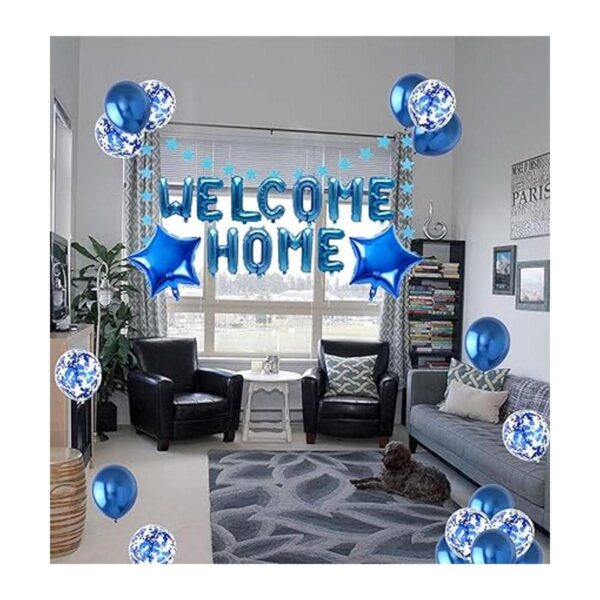 Bandera de globo con globos de confeti con estrellas para_2