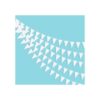 Banderines triangulares blancos de 40 pies banderines de_1