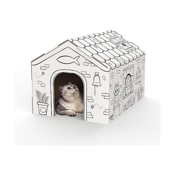 Bankers Box at Play Cat Playhouse Casa de juegos de